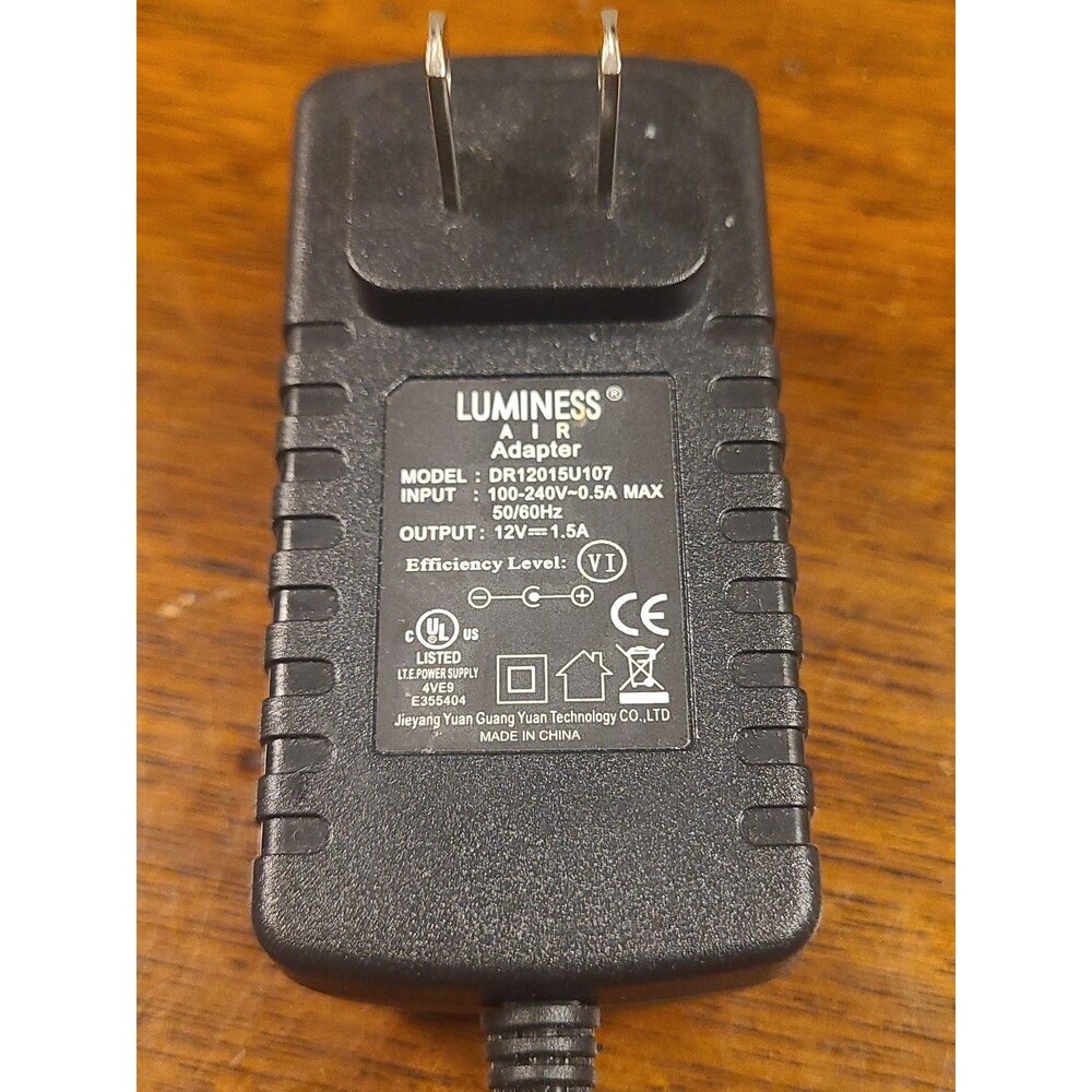 Original Luminess Air DR12015U107 12V AC Adapter Switching Power Cord OEM